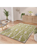 ALFOMBRA FLASHY 25409 DE ESTILO MODERNO EN COLOR VERDE - Alfombras - El Workshop-170 x 120 x 0.7 cm