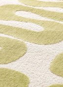 ALFOMBRA FLASHY 25409 DE ESTILO MODERNO EN COLOR VERDE - Alfombras - El Workshop-170 x 120 x 0.7 cm