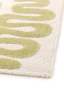 ALFOMBRA FLASHY 25409 DE ESTILO MODERNO EN COLOR VERDE - Alfombras - El Workshop-170 x 120 x 0.7 cm