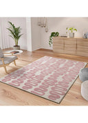 ALFOMBRA FLASHY 25409 DE ESTILO MODERNO EN COLOR ROSA - Alfombras - El Workshop-170 x 120 x 0.7 cm