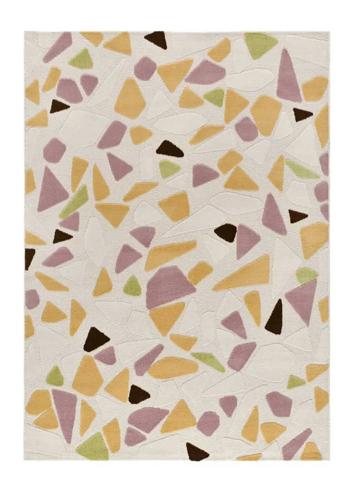 ALFOMBRA FLASHY 25418 DE ESTILO GEOMÉTRICO EN MULTICOLOR - Alfombras - El Workshop-170 x 120 x 0.7 cm
