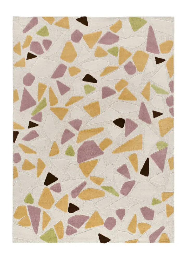ALFOMBRA FLASHY 25418 DE ESTILO GEOMÉTRICO EN MULTICOLOR - Alfombras - El Workshop-170 x 120 x 0.7 cm