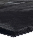 ALFOMBRA FOX LISO DE ESTILO SHAGGY EN COLOR NEGRO - Alfombras - El Workshop-90 x 60 x 2.5 cm