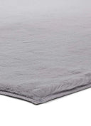 ALFOMBRA FOX LISO DE ESTILO SHAGGY EN COLOR PLATA - Alfombras - El Workshop-90 x 60 x 2.5 cm