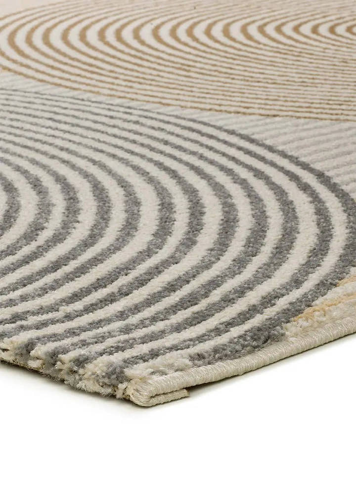 ALFOMBRA GARDEN 12701 DE ESTILO GEOMÉTRICO EN COLOR BEIGE - Alfombras - El Workshop-150 x 80 x 1 cm