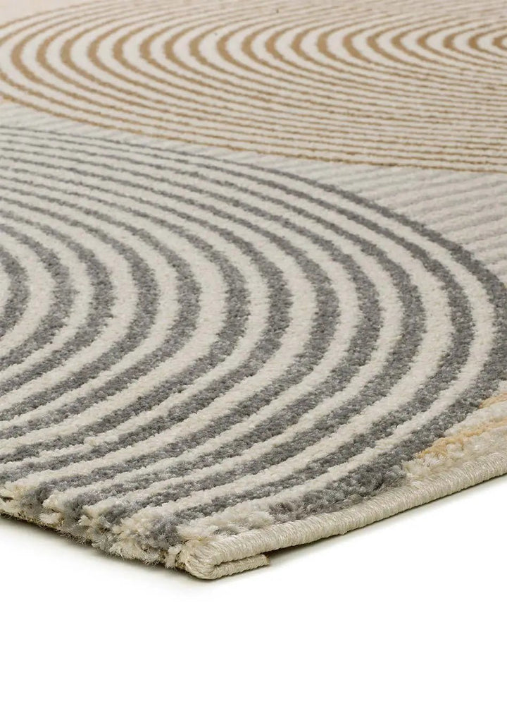 ALFOMBRA GARDEN 12701 DE ESTILO GEOMÉTRICO EN COLOR BEIGE - Alfombras - El Workshop-150 x 80 x 1 cm
