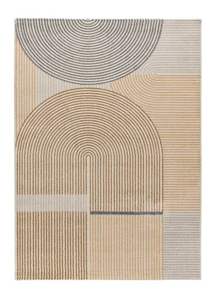 ALFOMBRA GARDEN 12701 DE ESTILO GEOMÉTRICO EN COLOR BEIGE - Alfombras - El Workshop-150 x 80 x 1 cm