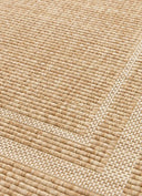 ALFOMBRA GUINEA 28805 DE ESTILO GEOMÉTRICO ASPECTO YUTE EN COLOR BEIGE - Alfombras - El Workshop-150 x 80 x 0.3 cm