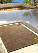 ALFOMBRA GUINEA 28814 DE ESTILO GEOMÉTRICO ASPECTO YUTE EN COLOR NATURAL - Alfombras - El Workshop-150 x 80 x 0.3 cm