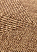 ALFOMBRA GUINEA 28814 DE ESTILO GEOMÉTRICO ASPECTO YUTE EN COLOR NATURAL - Alfombras - El Workshop-150 x 80 x 0.3 cm