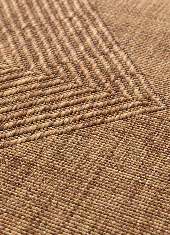 ALFOMBRA GUINEA 28814 DE ESTILO GEOMÉTRICO ASPECTO YUTE EN COLOR NATURAL - Alfombras - El Workshop-150 x 80 x 0.3 cm