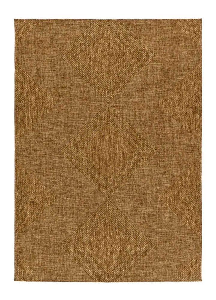 ALFOMBRA GUINEA 28814 DE ESTILO GEOMÉTRICO ASPECTO YUTE EN COLOR NATURAL - Alfombras - El Workshop-150 x 80 x 0.3 cm