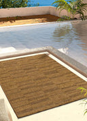 ALFOMBRA GUINEA 28828 DE ESTILO GEOMÉTRICO ASPECTO YUTE EN COLOR NATURAL - Alfombras - El Workshop-150 x 80 x 0.3 cm