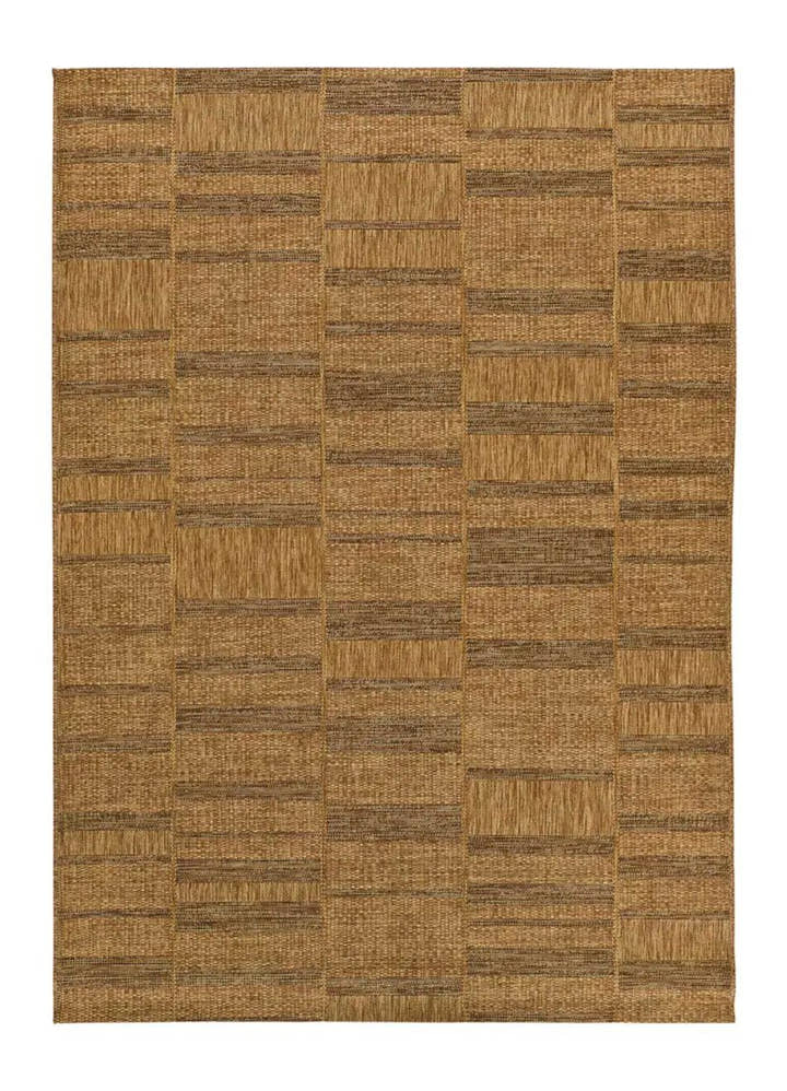 ALFOMBRA GUINEA 28828 DE ESTILO GEOMÉTRICO ASPECTO YUTE EN COLOR NATURAL - Alfombras - El Workshop-150 x 80 x 0.3 cm