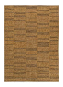 ALFOMBRA GUINEA 28828 DE ESTILO GEOMÉTRICO ASPECTO YUTE EN COLOR NATURAL - Alfombras - El Workshop-150 x 80 x 0.3 cm