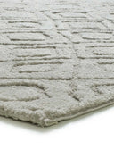 ALFOMBRA JUNO 111 DE ESTILO ESCANDINAVO CON RELIEVE EN COLOR GRIS - Alfombras - El Workshop-120 x 64 x 1.8 cm