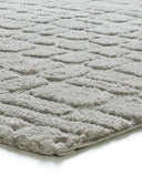ALFOMBRA JUNO 13 DE ESTILO ESCANDINAVO CON RELIEVE EN COLOR GRIS - Alfombras - El Workshop-120 x 64 x 1.8 cm