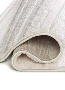 ALFOMBRA JUNO 54406 DE ESTILO GEOMÉTRICO CON RELIEVE EN COLOR BLANCO - Alfombras - El Workshop-120 x 64 x 1.8 cm