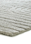 ALFOMBRA JUNO 54406 DE ESTILO GEOMÉTRICO CON RELIEVE EN COLOR GRIS - Alfombras - El Workshop-120 x 64 x 1.8 cm