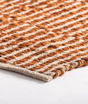 ALFOMBRA KALHID DE ESTILO BOHO EN COLOR MARRÓN