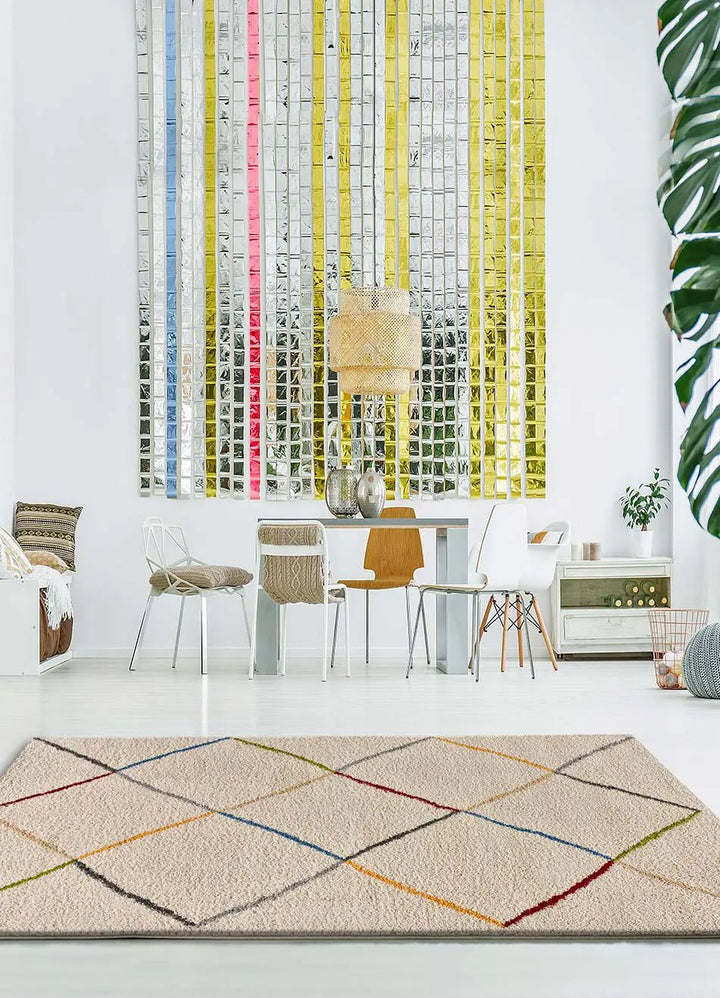 ETHNIC STYLE KASBAH 8600 RUG IN WHITE