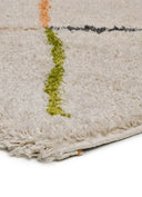 ALFOMBRA KASBAH 8600 DE ESTILO ÉTNICO EN COLOR BLANCO - Alfombras - El Workshop-150 x 80 x 2.5 cm