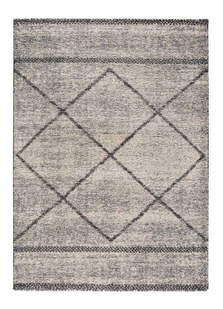 ALFOMBRA KASBAH 8626 DE ESTILO ÉTNICO EN COLOR GRIS - Alfombras - El Workshop-150 x 80 x 2.5 cm