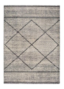 ALFOMBRA KASBAH 8626 DE ESTILO ÉTNICO EN COLOR GRIS - Alfombras - El Workshop-150 x 80 x 2.5 cm