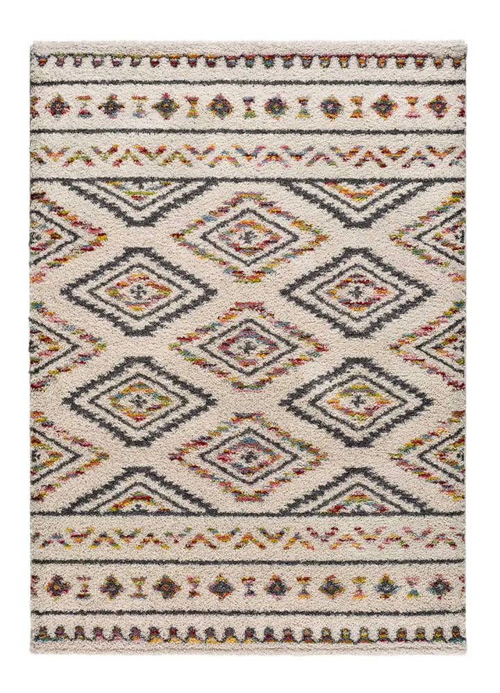 ALFOMBRA KASBAH 8627 DE ESTILO ÉTNICO EN MULTICOLOR - Alfombras - El Workshop-150 x 80 x 2.5 cm
