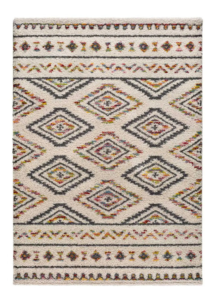 ALFOMBRA KASBAH 8627 DE ESTILO ÉTNICO EN MULTICOLOR - Alfombras - El Workshop-150 x 80 x 2.5 cm