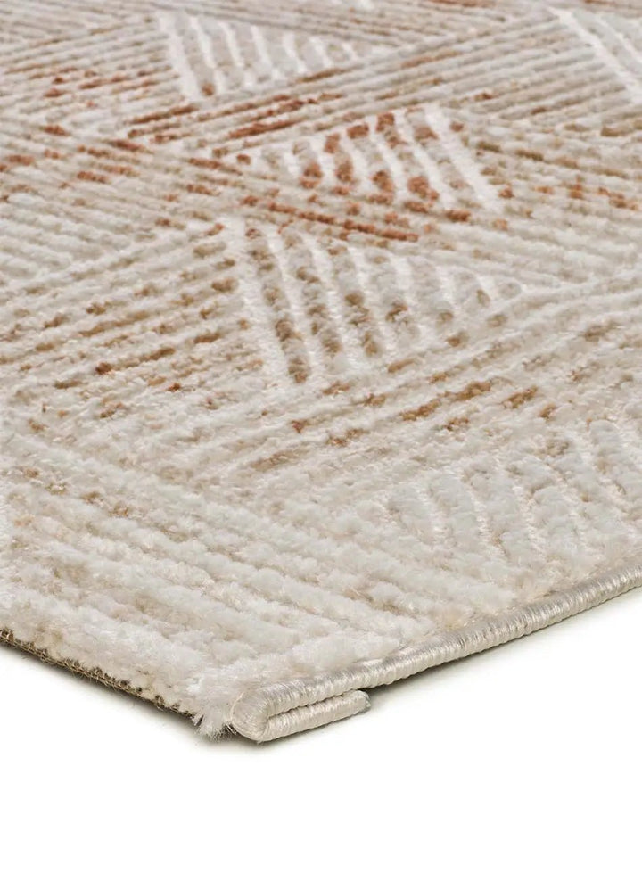 ALFOMBRA KEOPS 4448 DE ESTILO GEOMÉTRICO EN COLOR CALDERA - Alfombras - El Workshop-150 x 77 x 0.8 cm