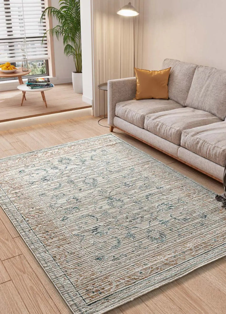 ALFOMBRA KEOPS 5827 DE ESTILO VINTAGE EN MULTICOLOR