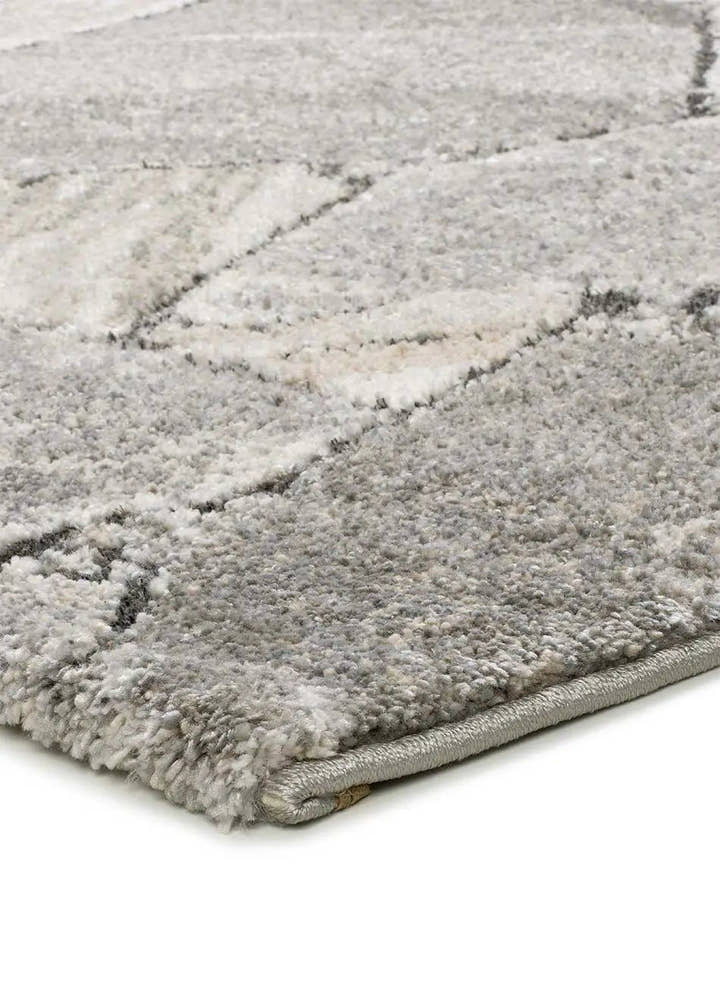 ALFOMBRA KIVET 9055 DE ESTILO SHAGGY MODERNO EN COLOR GRIS - Alfombras - El Workshop-150 x 80 x 2 cm