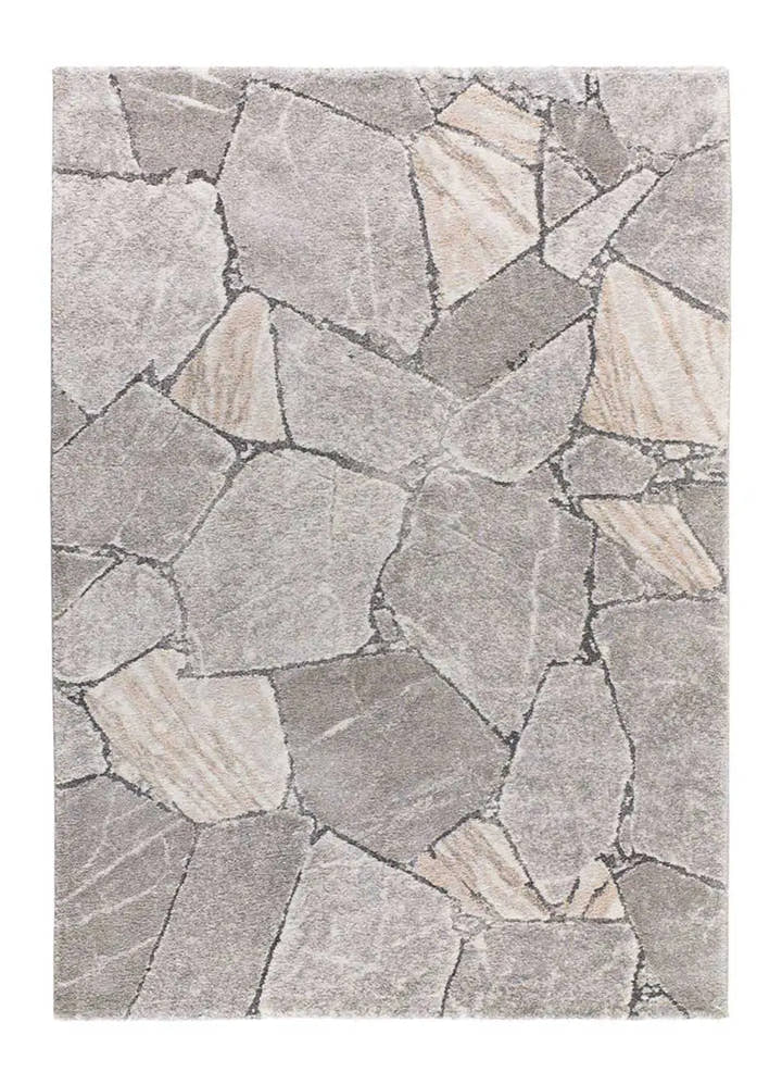 ALFOMBRA KIVET 9055 DE ESTILO SHAGGY MODERNO EN COLOR GRIS - Alfombras - El Workshop-150 x 80 x 2 cm