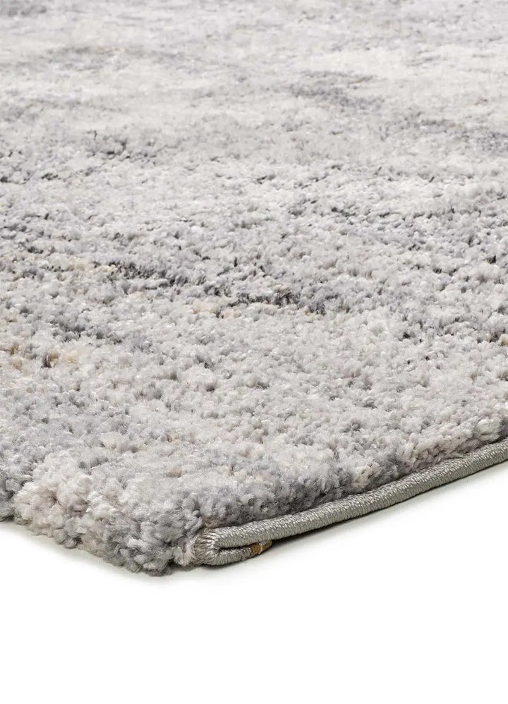 ALFOMBRA KIVET 9060 DE ESTILO SHAGGY ABSTRACTO EN COLOR GRIS - Alfombras - El Workshop-150 x 80 x 2 cm