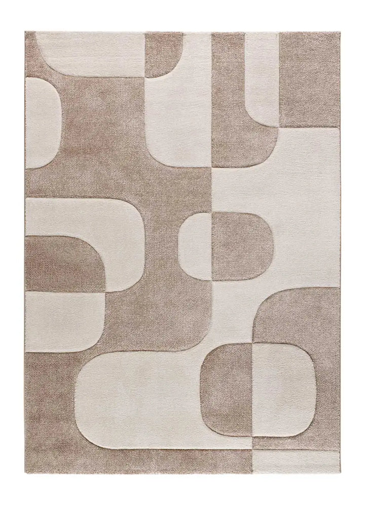 ALFOMBRA LENA 40314 DE ESTILO GEOMÉTRICO EN COLOR CREMA, foto de producto