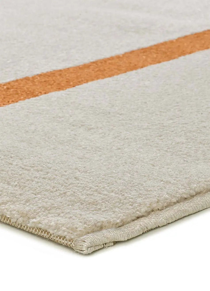 ALFOMBRA LESSIA LINEA DE ESTILO GEOMÉTRICO EN COLOR NARANJA - Alfombras - El Workshop-150 x 80 x 1 cm