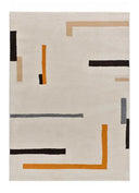 ALFOMBRA LESSIA LINEA DE ESTILO GEOMÉTRICO EN COLOR NARANJA - Alfombras - El Workshop-150 x 80 x 1 cm