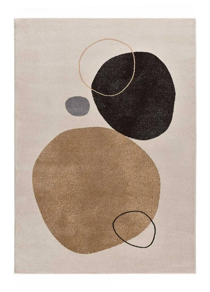 ALFOMBRA LESSIA PEBLINNE DE ESTILO MODERNO EN COLOR BEIGE - Alfombras - El Workshop-150 x 80 x 1 cm