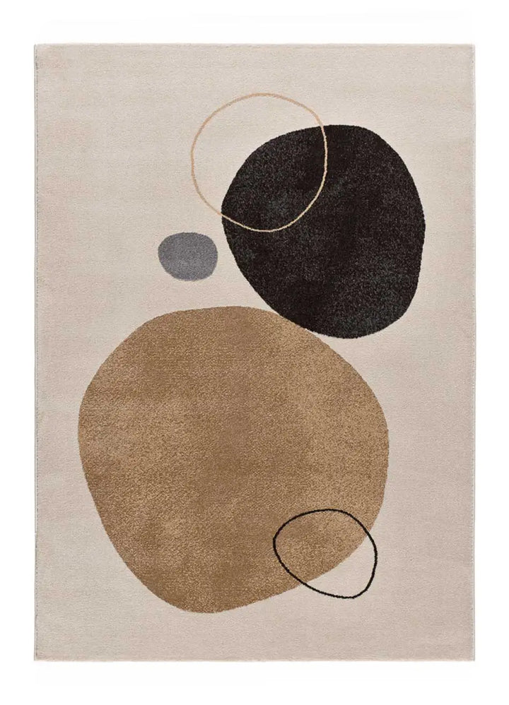 ALFOMBRA LESSIA PEBLINNE DE ESTILO MODERNO EN COLOR BEIGE - Alfombras - El Workshop-150 x 80 x 1 cm