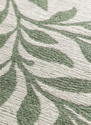 ALFOMBRA LUA 3103 DE ESTILO FLORAL EN COLOR VERDE en ambiente decorado (3)