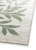 ALFOMBRA LUA 3103 DE ESTILO FLORAL EN COLOR VERDE en ambiente decorado (4)