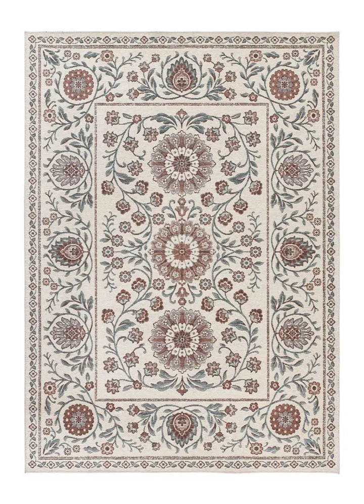 ALFOMBRA LUA 3104 DE ESTILO CLÁSICO EN COLOR AZUL, foto de producto