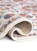 Alfombra Luly 13026 de estilo clásico con relieve en multicolor, detalle del tejido