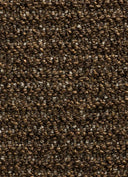 Alfombra Lumen liso de estilo liso con bucles en color marrón, detalle de la textura