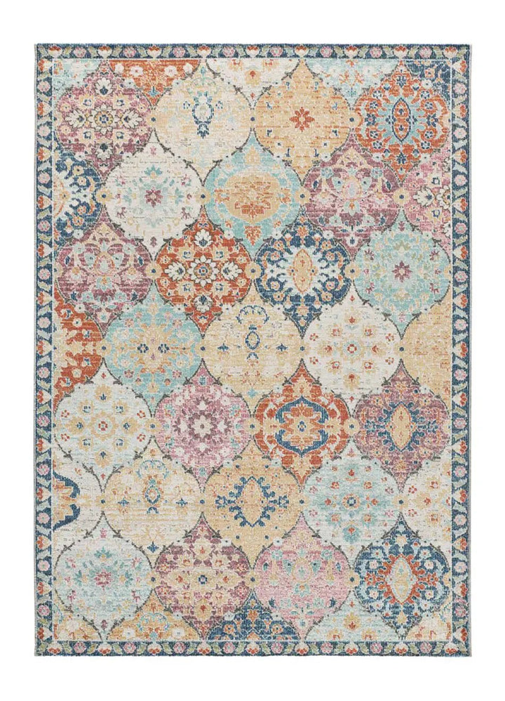 ALFOMBRA LUNA 20092 DE ESTILO VINTAGE EN MULTICOLOR, foto de producto