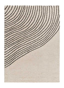 ALFOMBRA LUSH COASTALINA DE ESTILO SHAGGY MODERNO EN COLOR BLANCO - Alfombras - El Workshop-150 x 80 x 2.5 cm