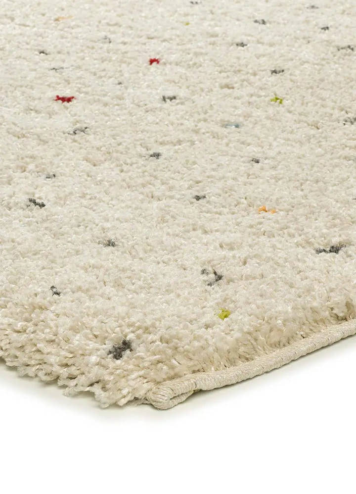 ALFOMBRA LUSH DOTTIE DE ESTILO SHAGGY MODERNO EN MULTICOLOR - Alfombras - El Workshop-150 x 80 x 2.5 cm