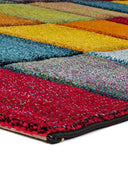 ALFOMBRA MATRIX 22605 DE ESTILO GEOMÉTRICO EN MULTICOLOR - Alfombras - El Workshop-120 x 60 x 1.3 cm
