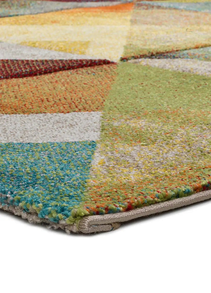 ALFOMBRA MATRIX 24064 DE ESTILO GEOMÉTRICO EN MULTICOLOR - Alfombras - El Workshop-120 x 60 x 1.3 cm